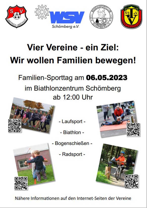  Vier Vereine – ein Ziel: Wir wollen Familien bewegen!