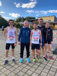 9 cool-runner vom SV Oberkollbach beim 20. Waldenserlauf in Neuhengstett