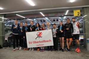 Laufteam SV Oberkollbach schnappt sich mit 11 Teilnehmern 21 Medaillen bei den BW Hallenmasters Karlsruhe