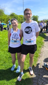 2 Starter vom Laufteam SV Oberkollbach beim 10. Riedlauf in Merklingen (Weil der Stadt)
