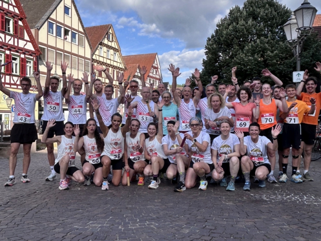 Starke Leistung beim Calwer Nachtlauf – SV Oberkollbach mit sieben Teams am Start