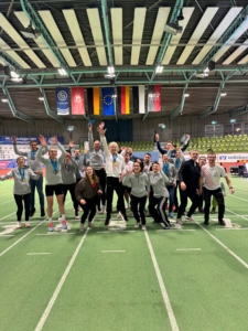 Top Teamleistung des Laufteams vom SV Oberkollbach bei den Baden-Württembergischen Hallenmeisterschaften der Masters