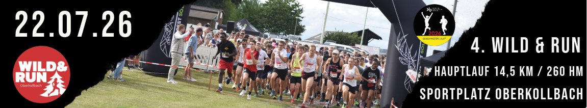Wild and Run 2026 Header
