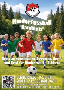 SV Oberkollbach startet mit Trainingsangebot „Bambini-Fußball“