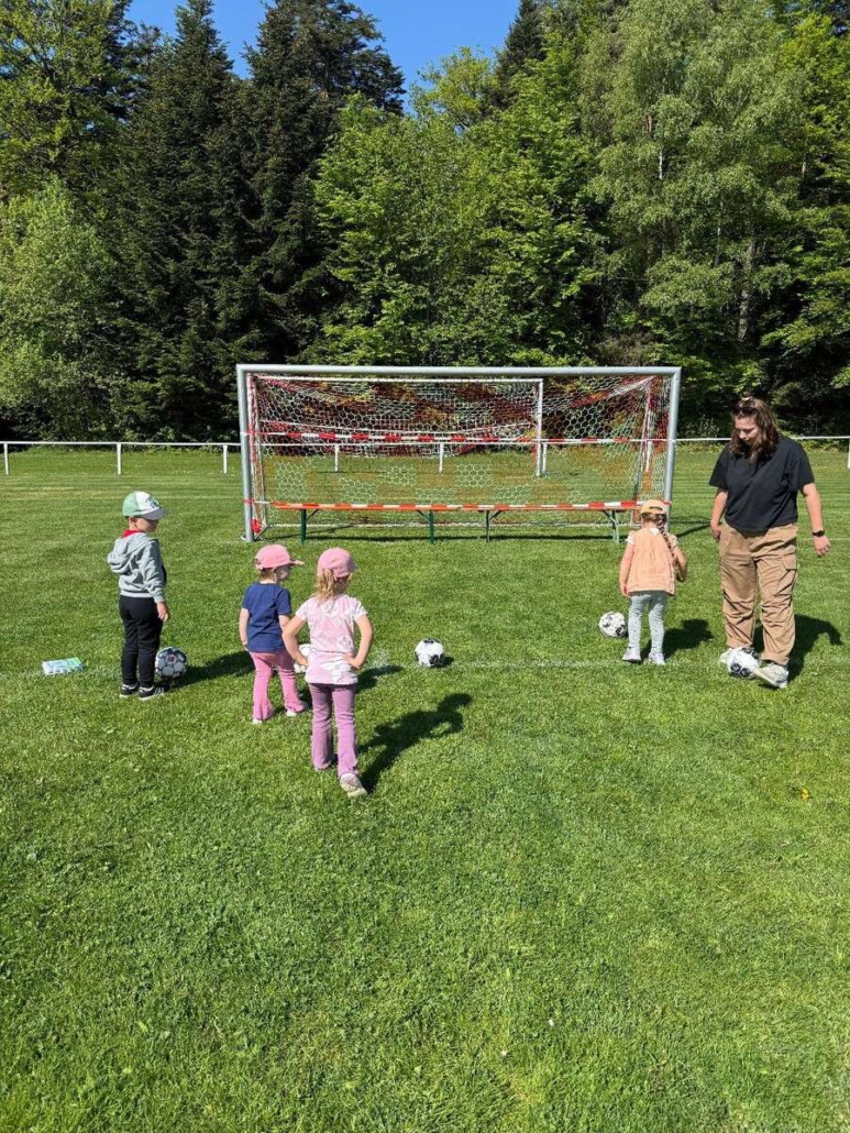 Treffsicherheit und Ballgefühl waren gefragt Viel Trubel auf dem Sportgelände in Oberkollbach Foto: Jan-Ove Metzler