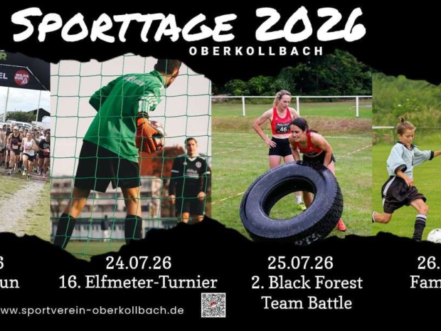 Abwechslungsreiches Programm bei den traditionellen Sporttagen des SV Oberkollbach