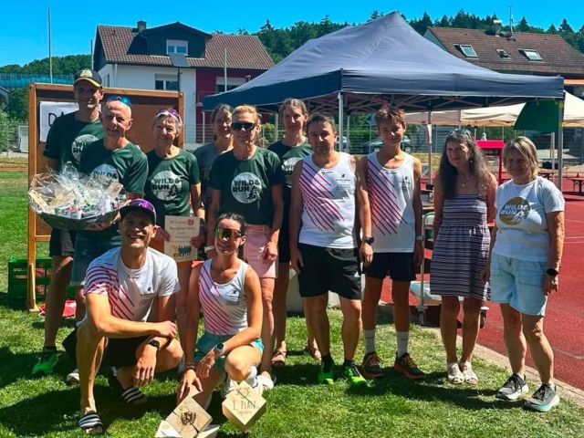 Michelle Schwarz vom Laufteam SV Oberkollbach siegt beim Ranntallauf in Nöttingen