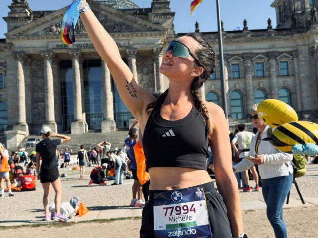 Starker Auftritt von Michelle beim Berlin Marathon