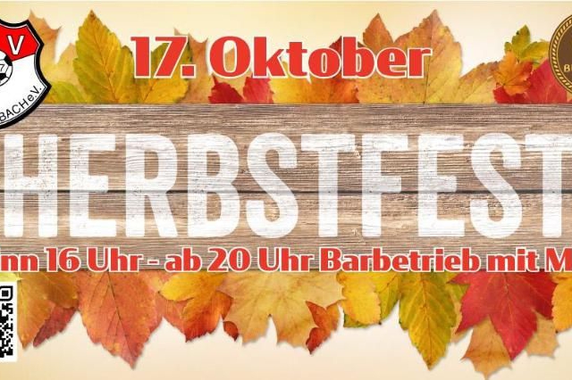 Herbstfest im Sportheim Oberkollbach